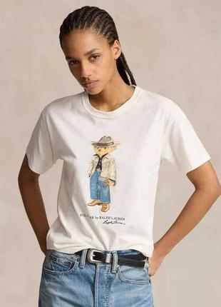 Футболка polo ralph lauren с мишкой