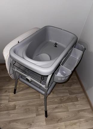 Столик для сповивання з ванночкою cuddle & bubble