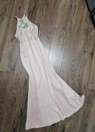 Платье в пол ( рыбка ) 10