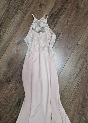 Платье в пол ( рыбка ) 5