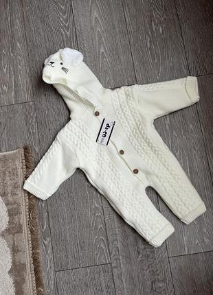 Вязаный комбинезон