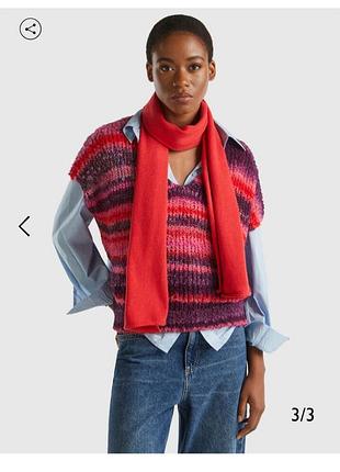 Шарф united colors of benetton из шерсти 80%