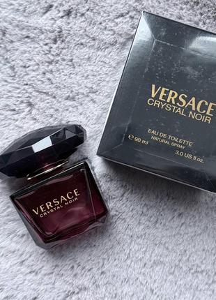 Туалетна вода жіноча в стилі versace crystal noir, в оригінальному флаконі 90 мл
