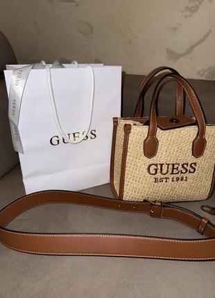 Сумка-тоут guess silvana
