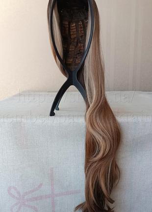 Длинный парик, рыжий, новый, волнистый, термостойкий, парик, без челки