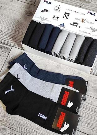 Носки, носки мужские puma -набор 12 пар в коробке