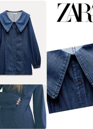 Новая коллекция! джинсовое платье / платье / сарафан zara.