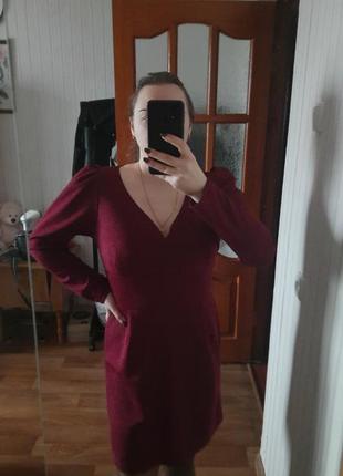 Сукня бордо