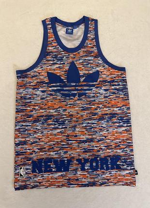 Баскетбольная майка футболка adidas nba new york knicks 46