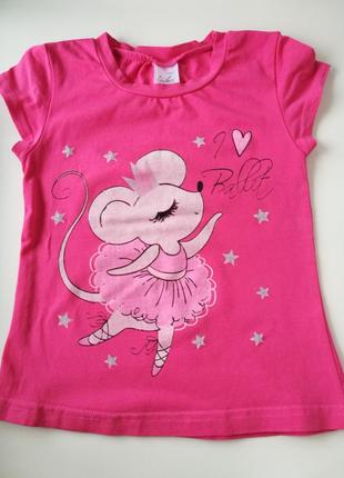 Футболочка на дівчинку 2 роки