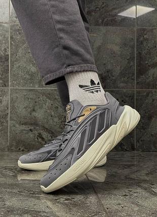 Сірі кросівки adidas🔥 3