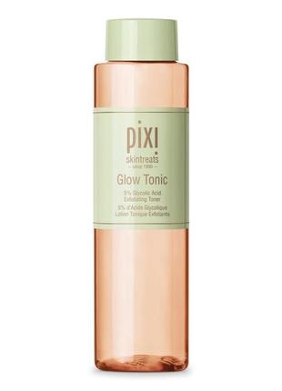 Відлущуючий тонік для обличчя із гліколевою кислотою pixi glow tonic exfoliating toner, 250 мл