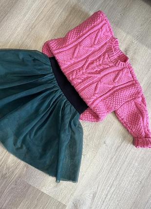 Свитер и юбочка на 3 рочки