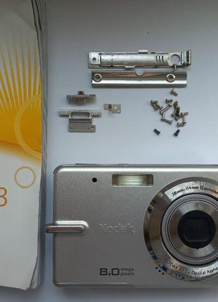 Цифровой фотоаппарат м873 silver kodak на запчасти