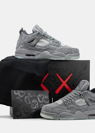Мужские кроссовки nike air jordan 4 kaws 40-41-42-43-44-45-46
