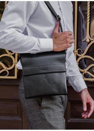 Сумка мужская мессенджер кожа legessy