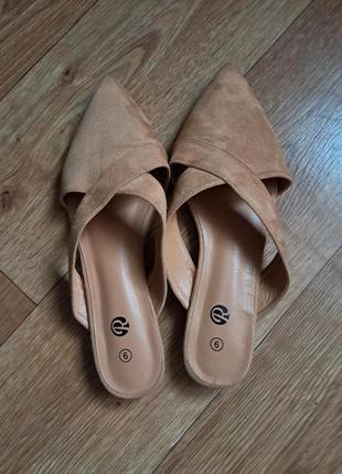 Шлепанцы мюли 40 размер