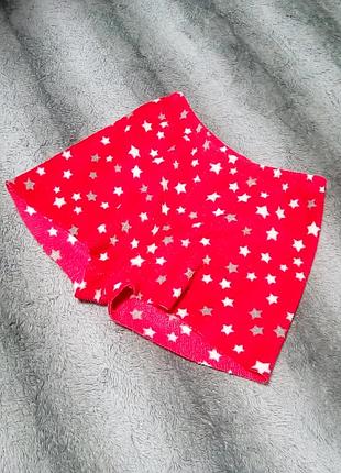 Теплые плюшевые шорты для сна