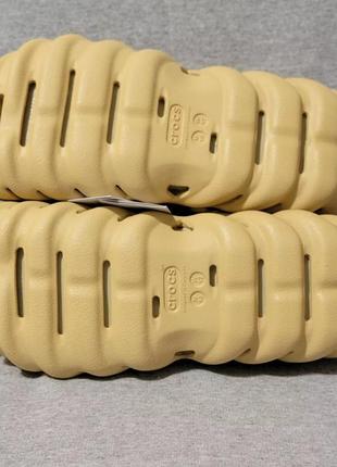 Крокс экхо клог бежевые (пшеница) crocs echo clog wheat