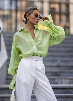 Стильная рубашка с интересными рукавами