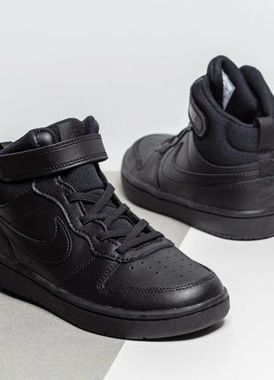 Кроссовки хайтопы высокие кеды nike court borough mid 2