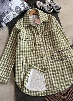 Новая куртка-рубашка oversize missguided