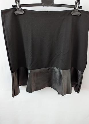 Женская юбка blue motion aldi, мини,юбочка,юбки,юпка,с оборкой,шлярка,кожзам,еко кожа