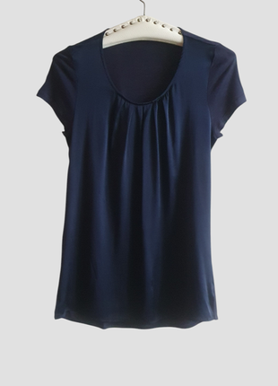 Футболка из вискозы и шелка hallhuber