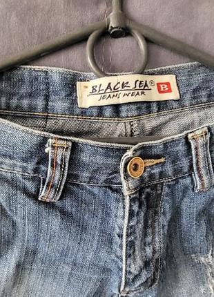 Мужские джинсовые бриджи летние