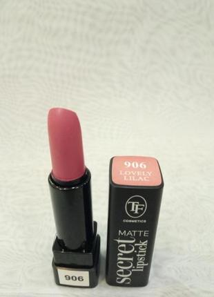 Матовая помада 
906 lovely lilac
tf cosmetics .