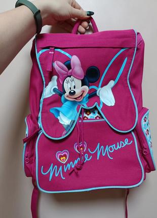 Большой детский рюкзак с минни маус / микки маус