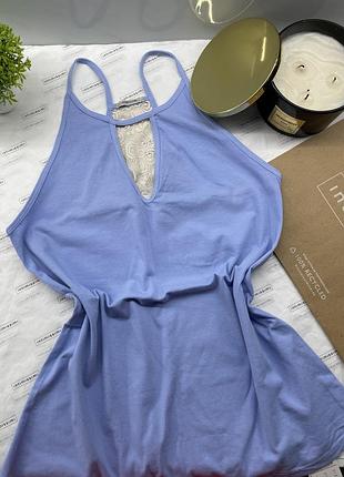 Майка для дома и сна от итальянского бренда intimissimi 🇮🇹 azzurro iris/seta