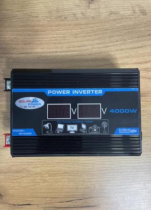 Інвертор напруги 4000w 220v