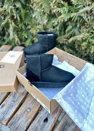 Акция!! угги мини замшовые натуральные женские ugg classic mini ii boot