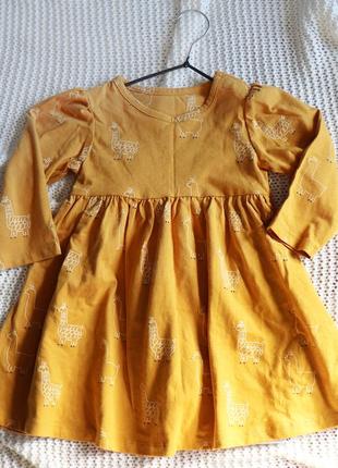 Нова дитяча сукня, бавовна, на 12-18 місяців
