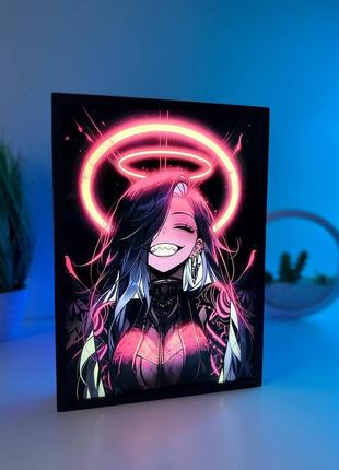 Led-картина «плохая девочка» 🤵‍♀️