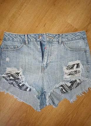 Шорты женские джинс рваные