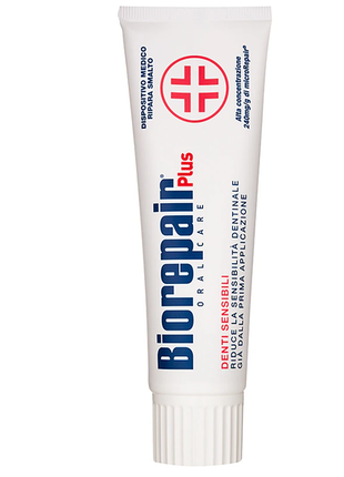 Biorepair plus sensitive teeth биоактивная паста для уменьшения чувствительности зубов 75 мл