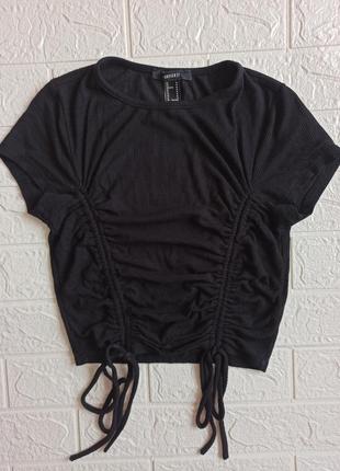 Футболка топ рубчик