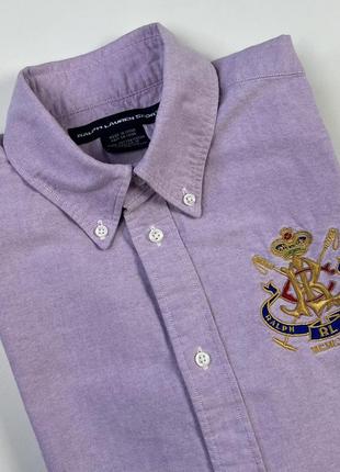 Polo ralph lauren stripped oxford shirt сорочка оксфорд