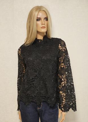Кружевная блуза мереживна блуза papaya