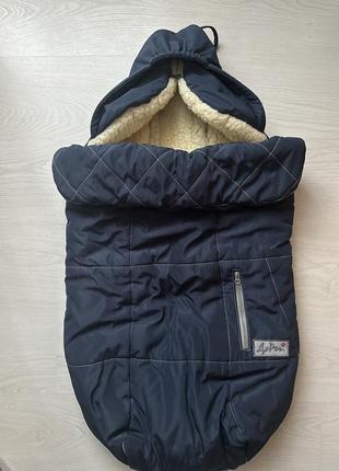 Конверт зимний на прогулочную коляску