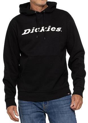 Худи dickies (usa) relaxed fit logo fleece black р.m,xl (новая!оригинал!sale)