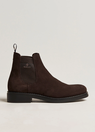 Продам gant chelsea boots suede dark brown 44 размер