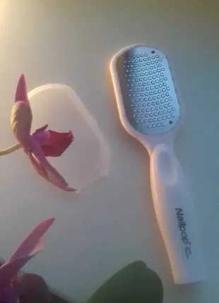 Терка металлическая педикюрная пилка для ороговевших участков стоп nailpop