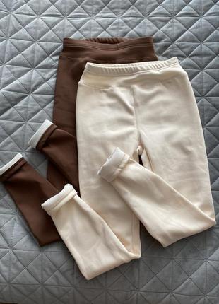 Теплі лосіни на хутрі