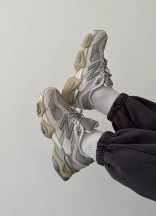 Кроссовки new balance 9060 casual grey кроссовки