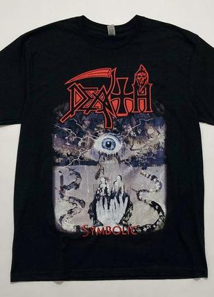Футболка мерч death - symbolic slayer метал exodus metallica anthrax megadeth