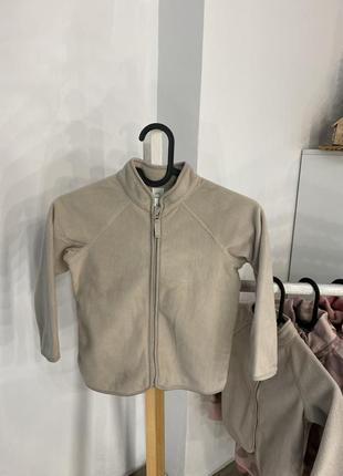 Кофта на замке h&amp;m / детская флиска