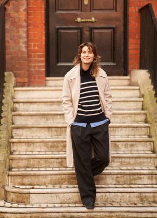 Широкі плісировані штани uniqlo